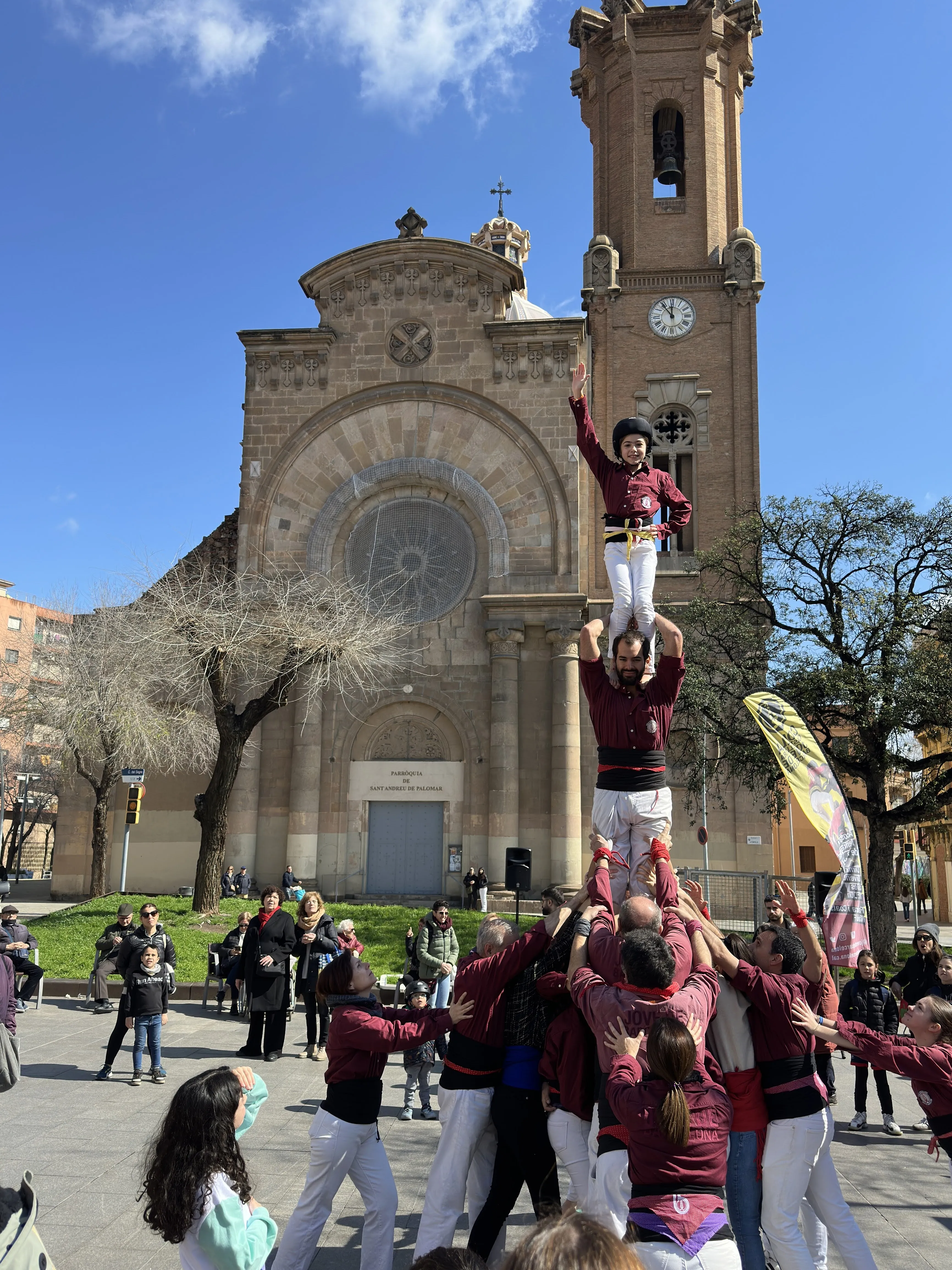 castells sant andreu barri colla jove barcelona